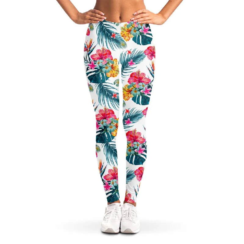 Time-Limited Offer Aloha Hawaii Floral Pattern Print Women's Leggings
