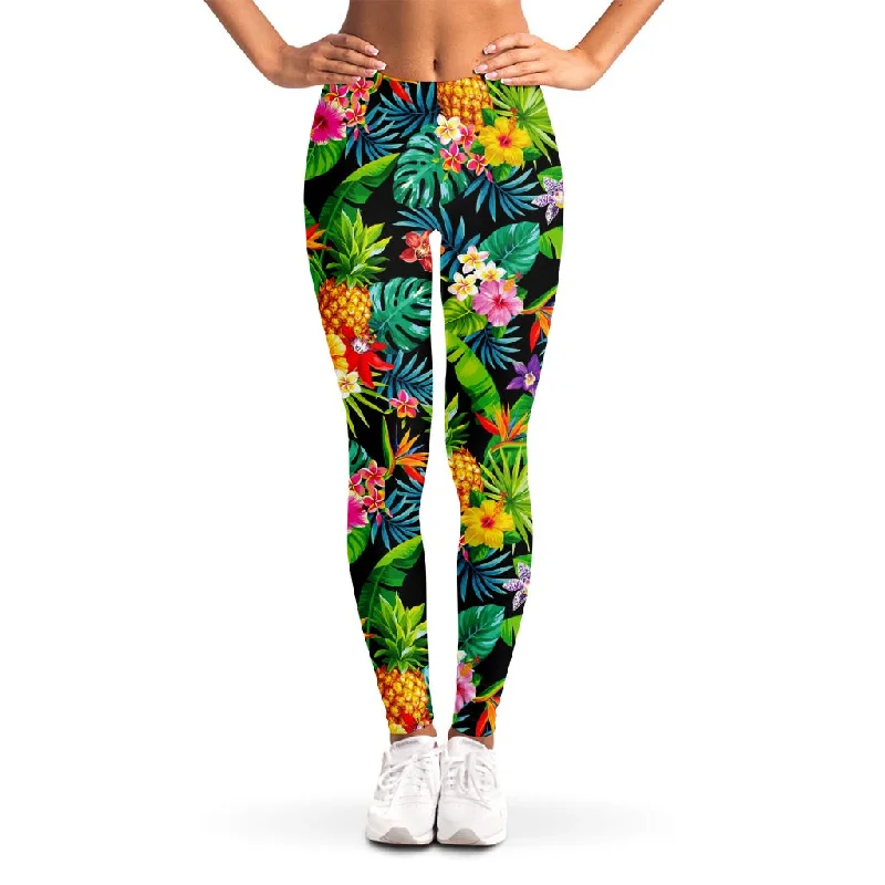 Savings Galore Aloha Hawaiian Tropical Pattern Print Women's Leggings