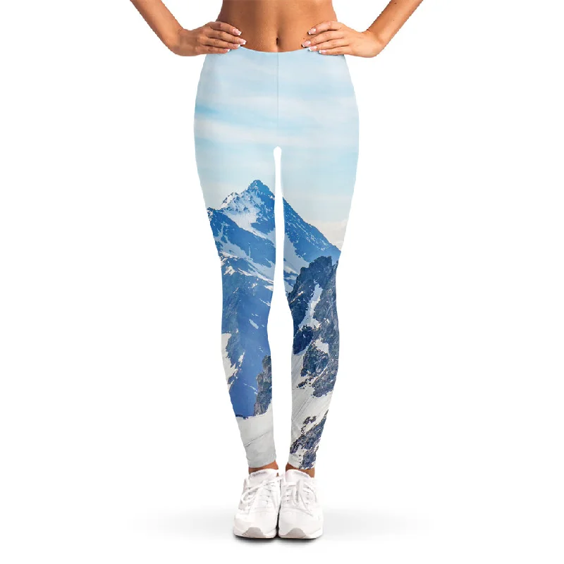 Online Only Alps Mountain Print Women's Leggings