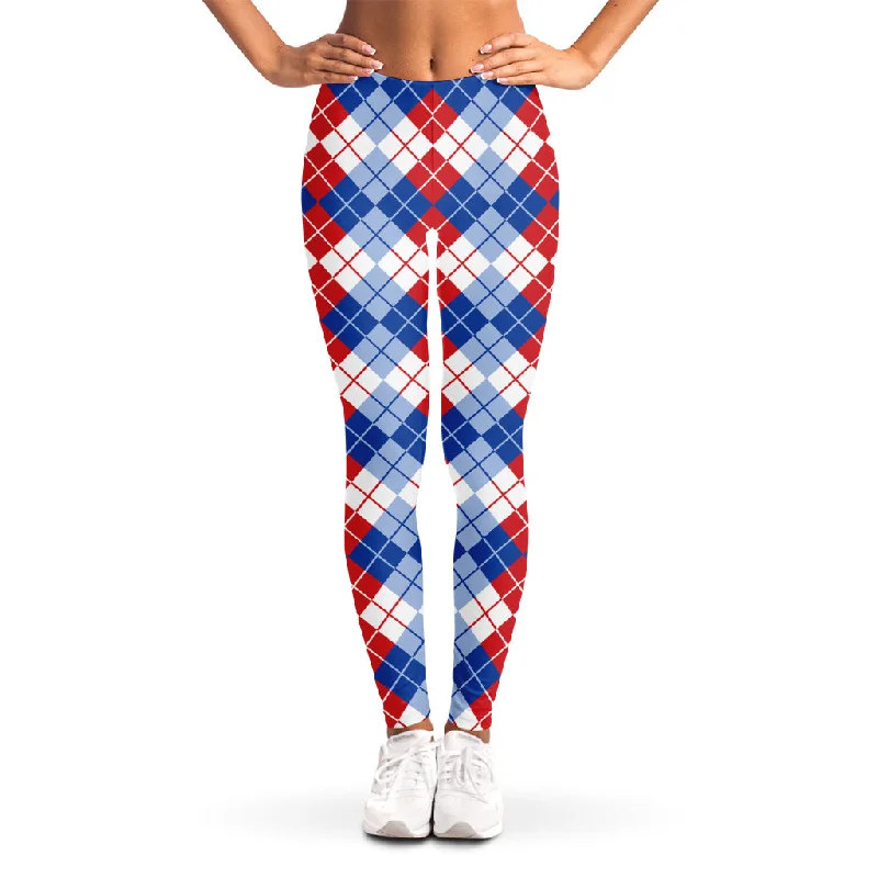 Great Deals American Argyle Pattern Print Women's Leggings