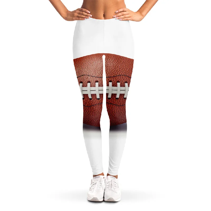 Bargain Bin American Football Ball Print Women's Leggings