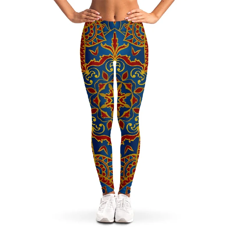 Reduced Prices Bohemian Indian Mandala Pattern Print Women's Leggings