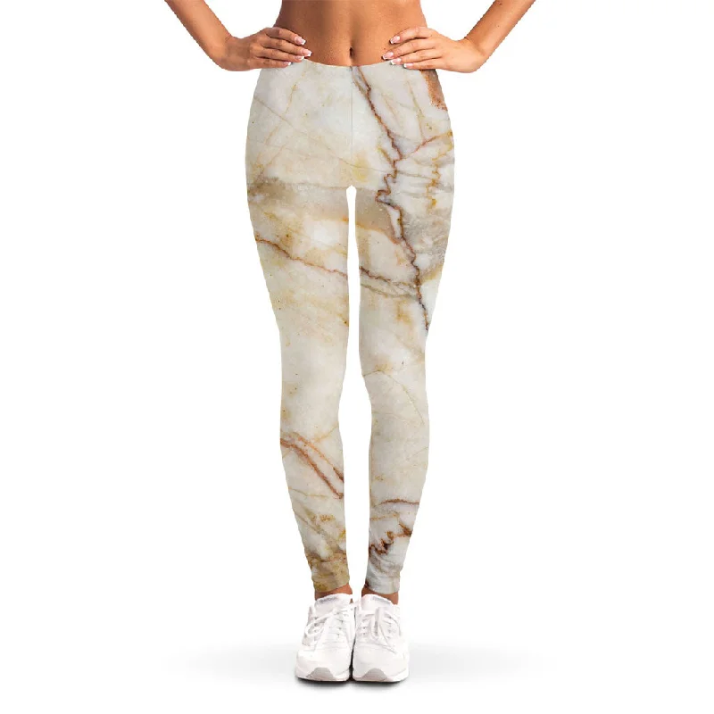 Great Deals Brown Marble Print Women's Leggings