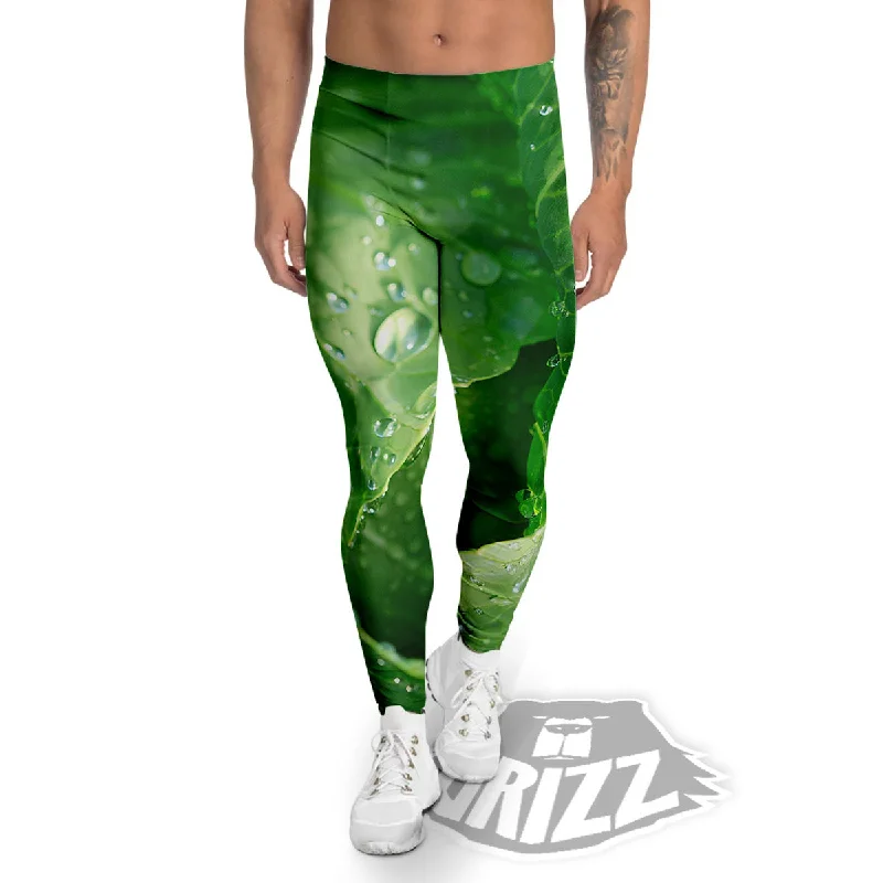 Extra Savings Cabbage Fresh Leaf Print Men's Leggings