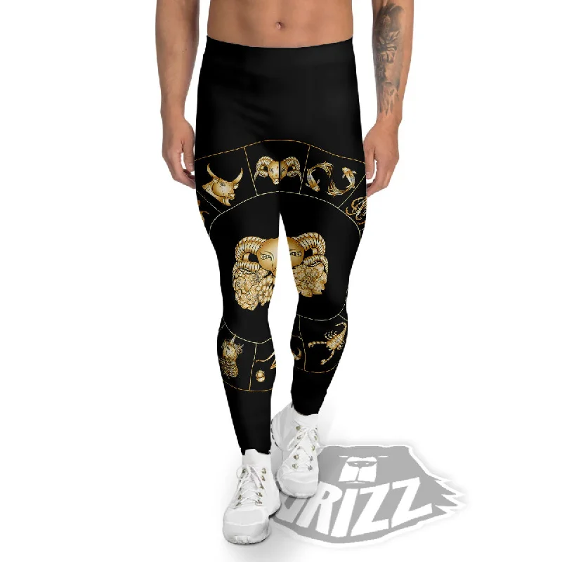 Stock Up and Save Capricorn Sign Fantasy Print Men's Leggings