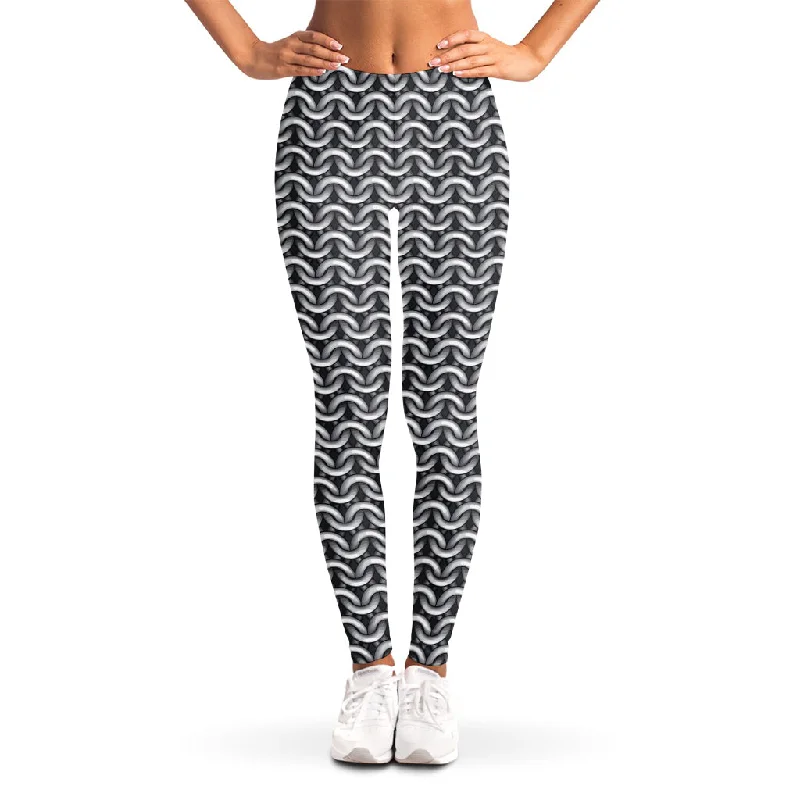 Chainmail Print Women's Leggings