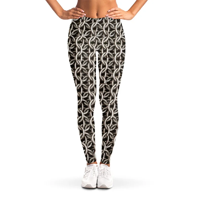 Chainmail Ring Print Women's Leggings