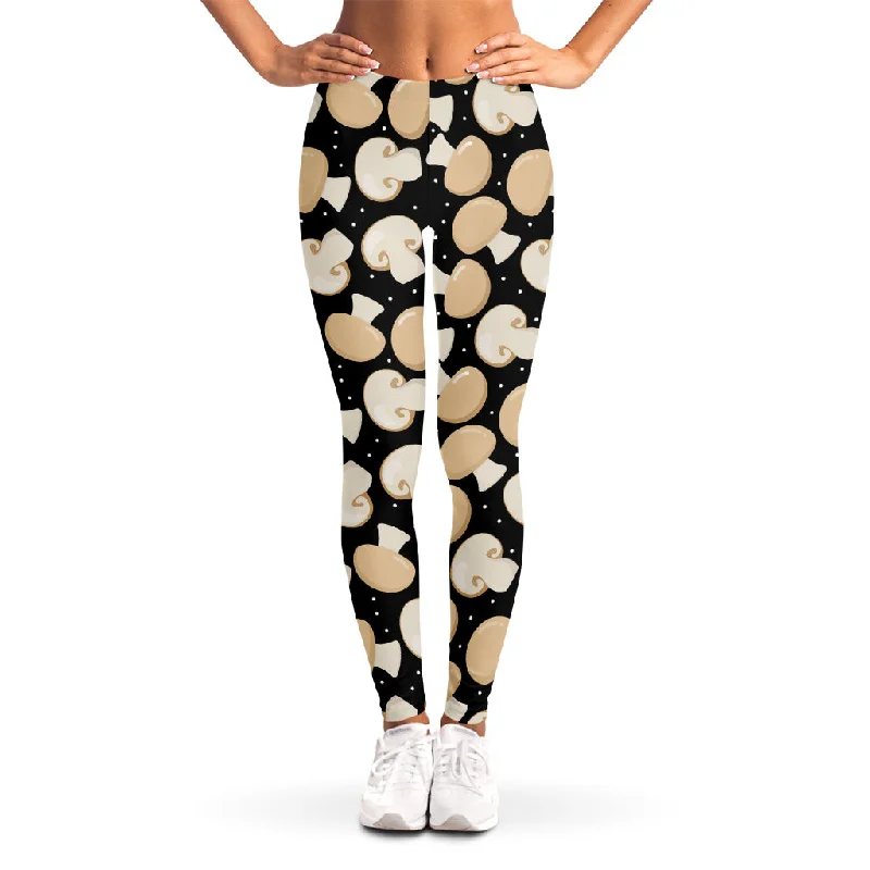 Champignon Mushroom Pattern Print Women's Leggings