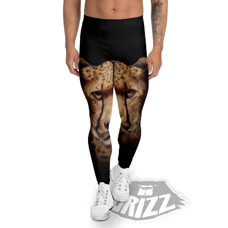 Cheetah Print Men's Leggings