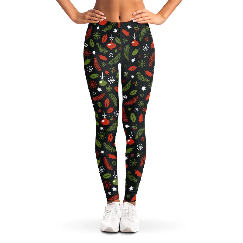 Christmas Decorations Pattern Print Women's Leggings