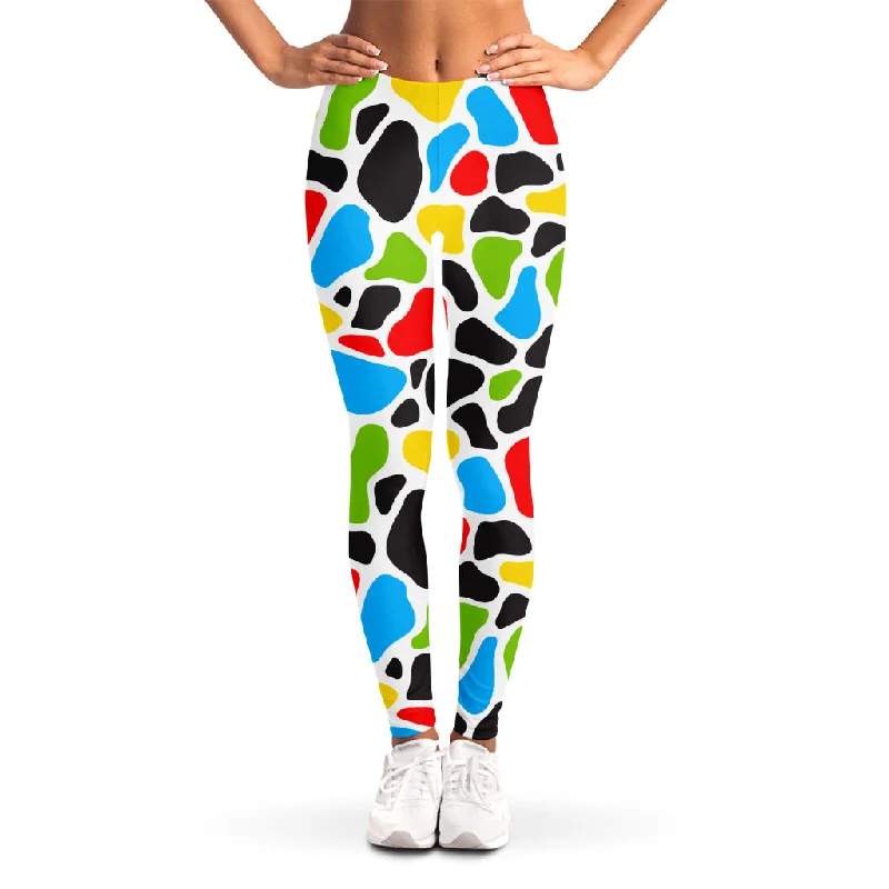Today’s Special Colorful Cow Print Women's Leggings