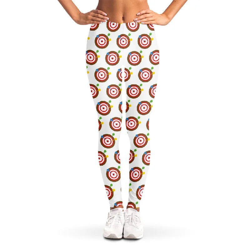 Colorful Darts And Dartboard Print Women's Leggings