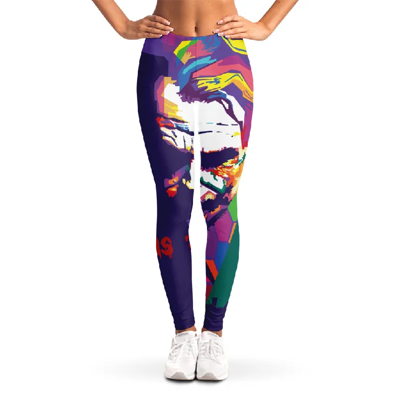 Colorful Joker Why So Serious Print Women's Leggings