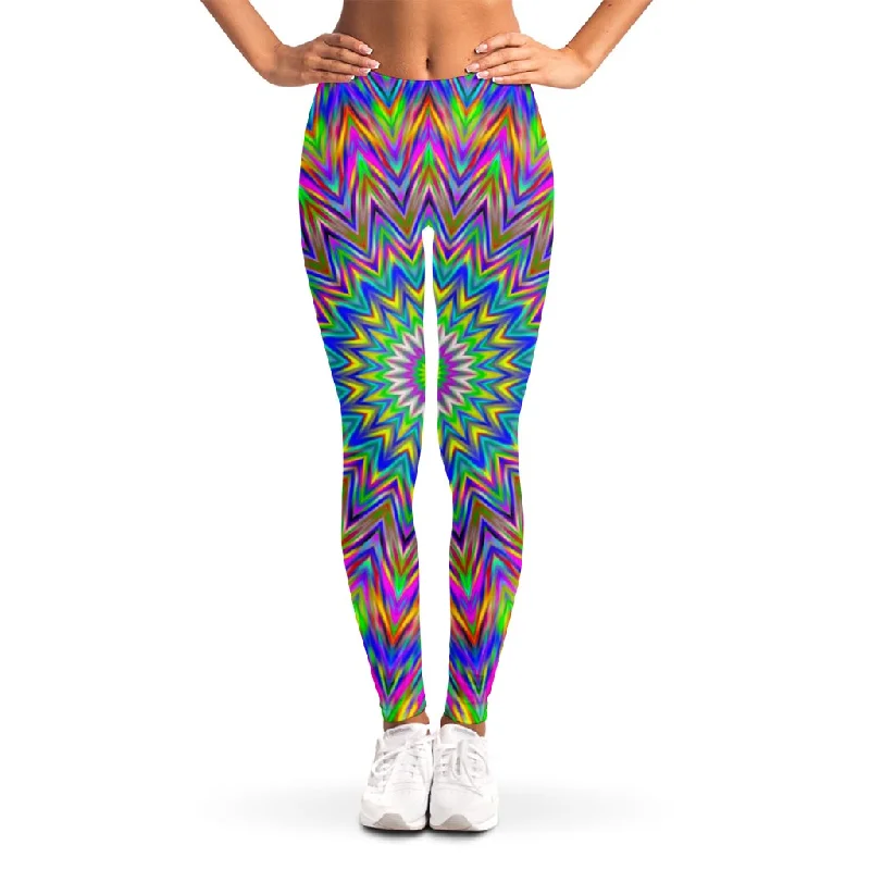 Today’s Deal Colorful Psychedelic Optical Illusion Women's Leggings