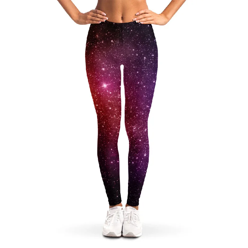 Super Sale Colorful Stardust Galaxy Space Print Women's Leggings