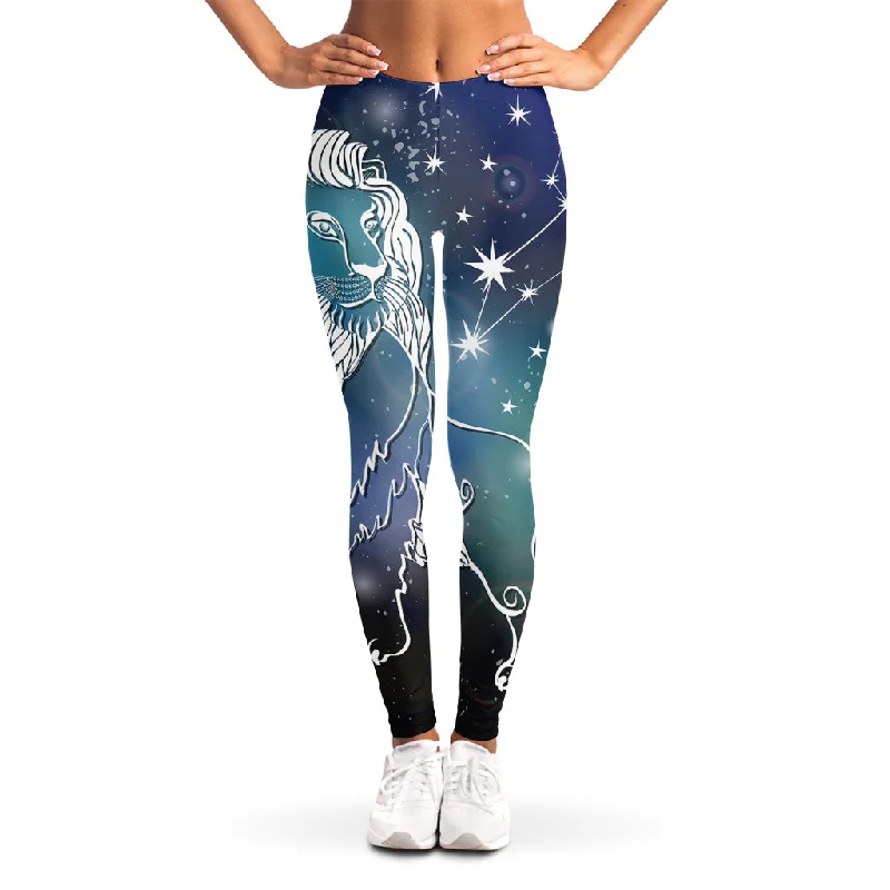 Constellation Of Leo Print Women's Leggings