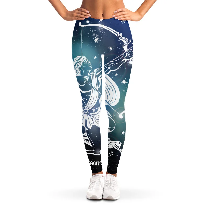 Constellation Of Sagittarius Print Women's Leggings