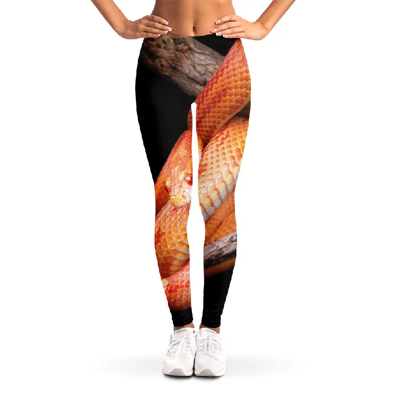 Corn Snake Print Women's Leggings