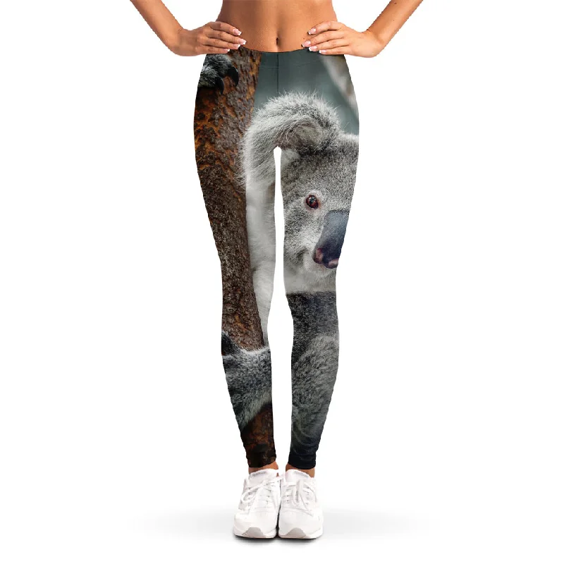 Cute Koala Print Women's Leggings