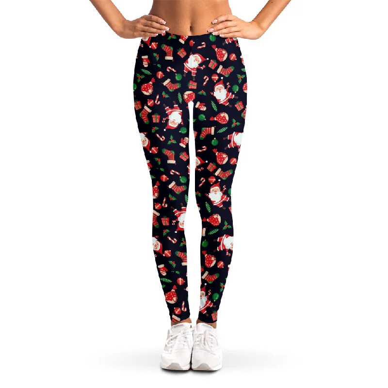 Cute Merry Christmas Pattern Print Women's Leggings