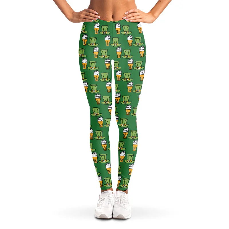 Cute Shamrock Saint Patrick's Day Print Women's Leggings