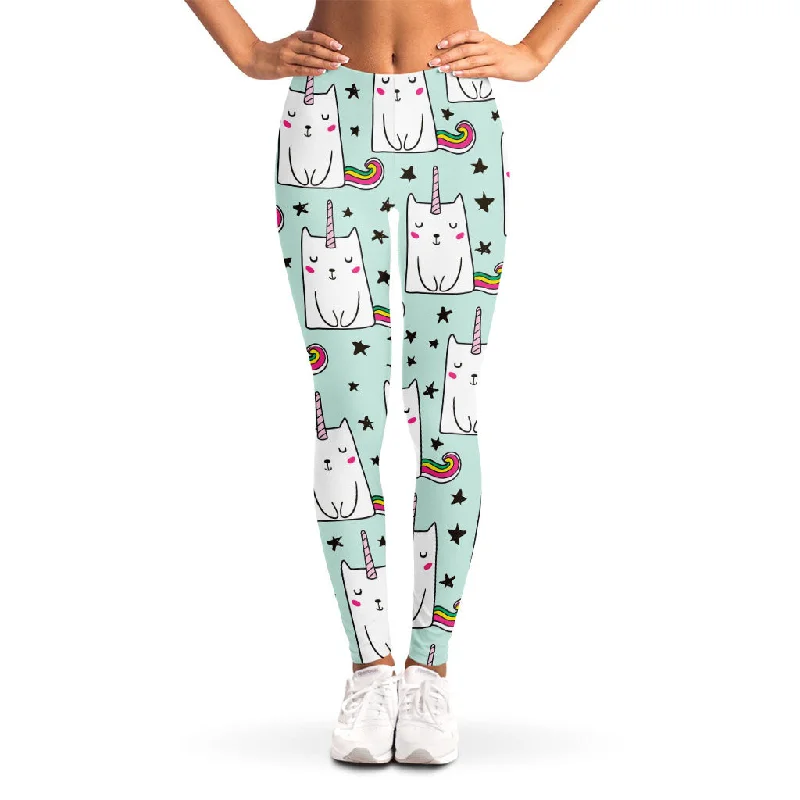 Epic Deals Cute Unicorn Cat Pattern Print Women's Leggings
