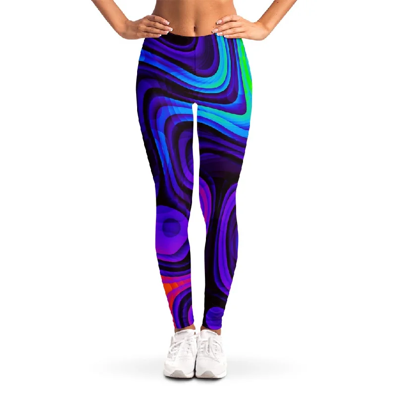 Price Smash Dark Psychedelic Trippy Print Women's Leggings