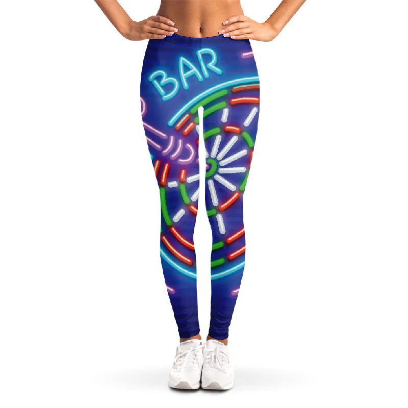 Darts Bar Sign Print Women's Leggings