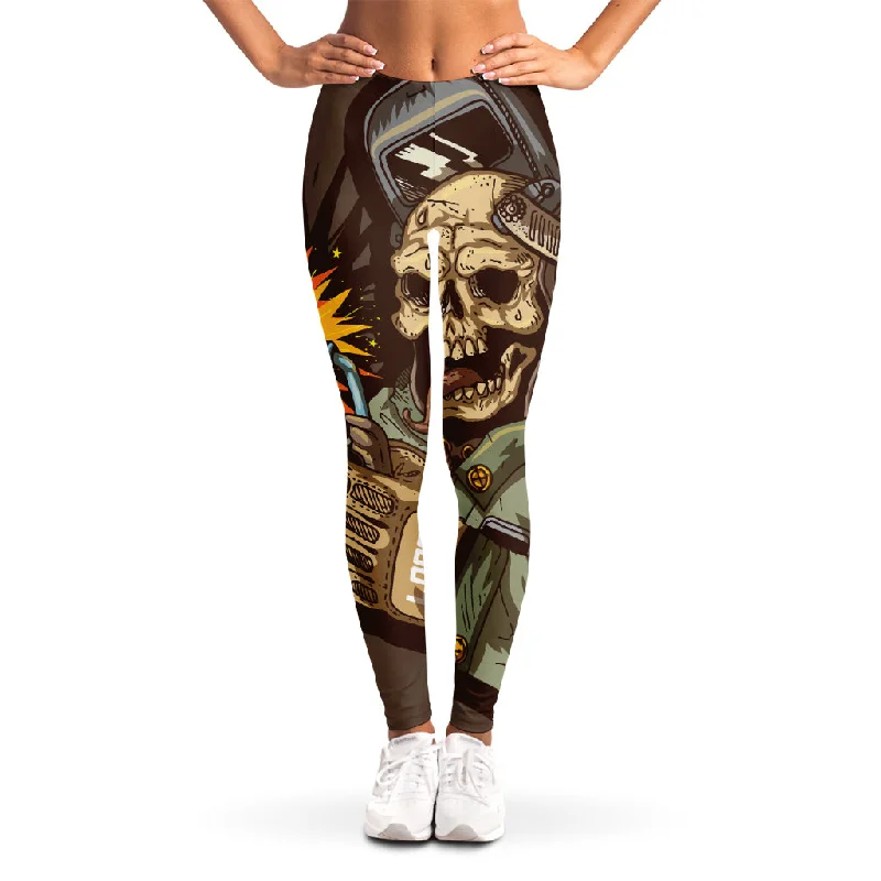 Dead Welder Print Women's Leggings