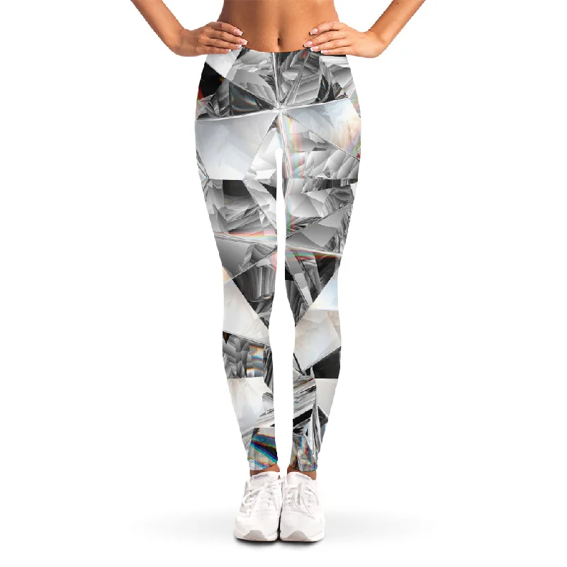 Diamond Artwork Print Women's Leggings