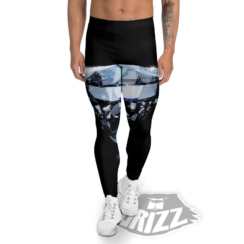 Take Advantage Diamond Print Men's Leggings