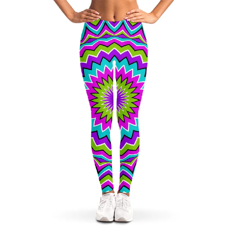 Today’s Special Dizzy Circle Moving Optical Illusion Women's Leggings