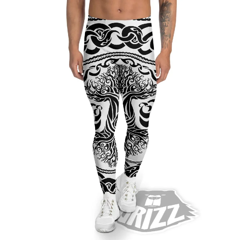 Fantastic Offers Druidic Yggdrasil Tree Print Men's Leggings