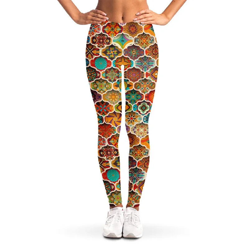 Year-End Sale Ethnic Mandala Bohemian Pattern Print Women's Leggings