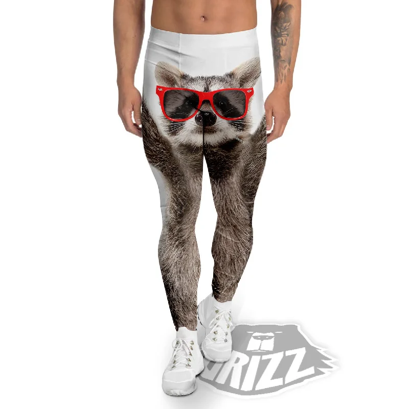 Lowest Price Funny Raccoon Print Men's Leggings