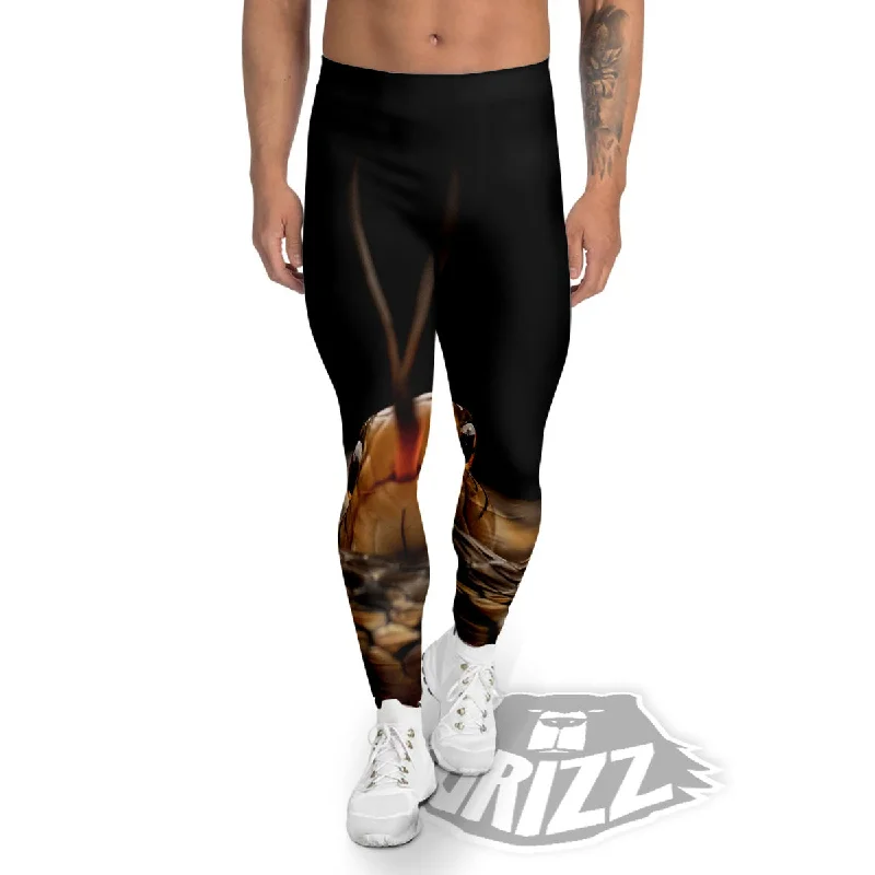 Daily Specials Garter Snake Print Men's Leggings