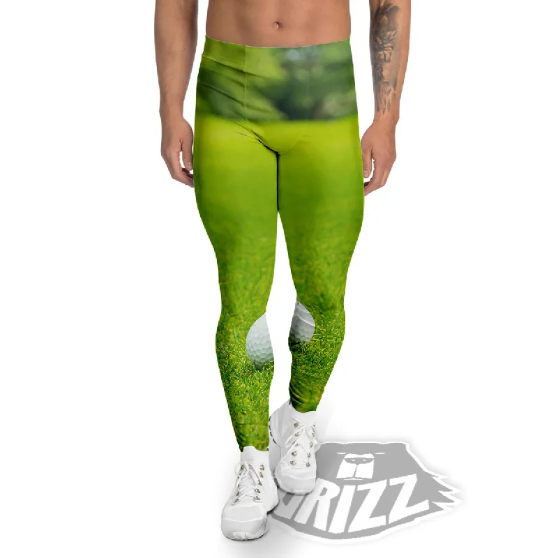 Customer Appreciation Sale Golf Area Print Men's Leggings