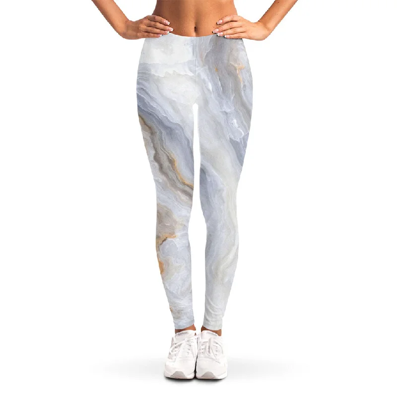 Low Prices Grey Marble Print Women's Leggings