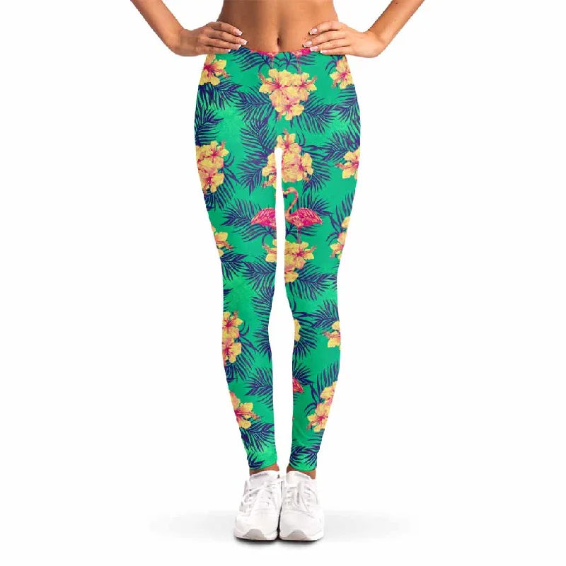 Deep Discounts Hawaii Tropical Paradise Pattern Print Women's Leggings