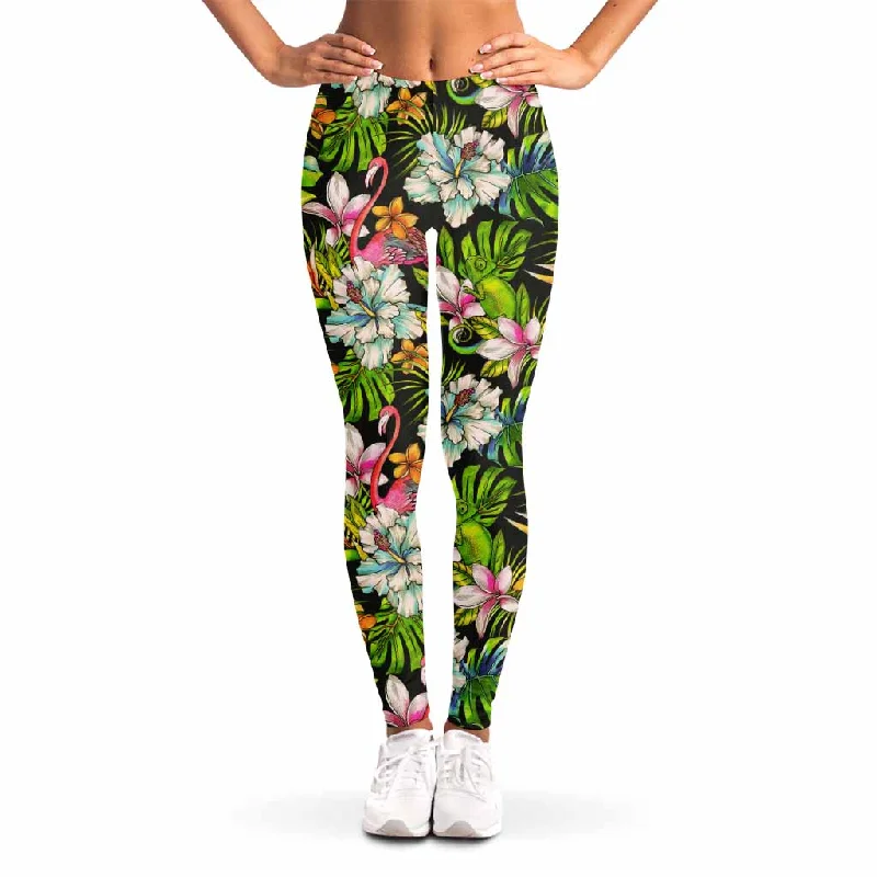 Buy Now Hawaiian Aloha Tropical Pattern Print Women's Leggings