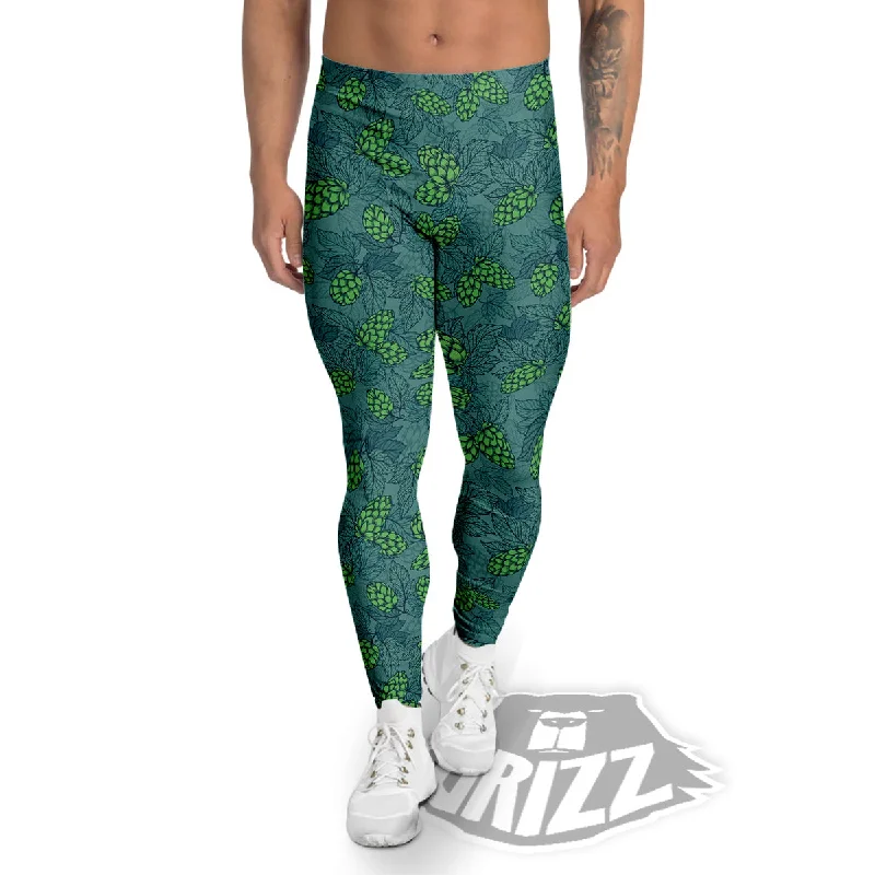 Unmissable Offer Hop Cone Cute Print Pattern Men's Leggings