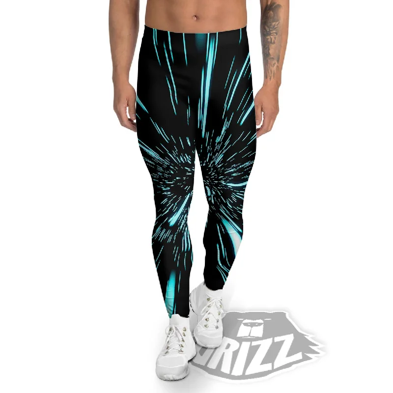 Big Discounts Hyperspace Galaxy Print Men's Leggings