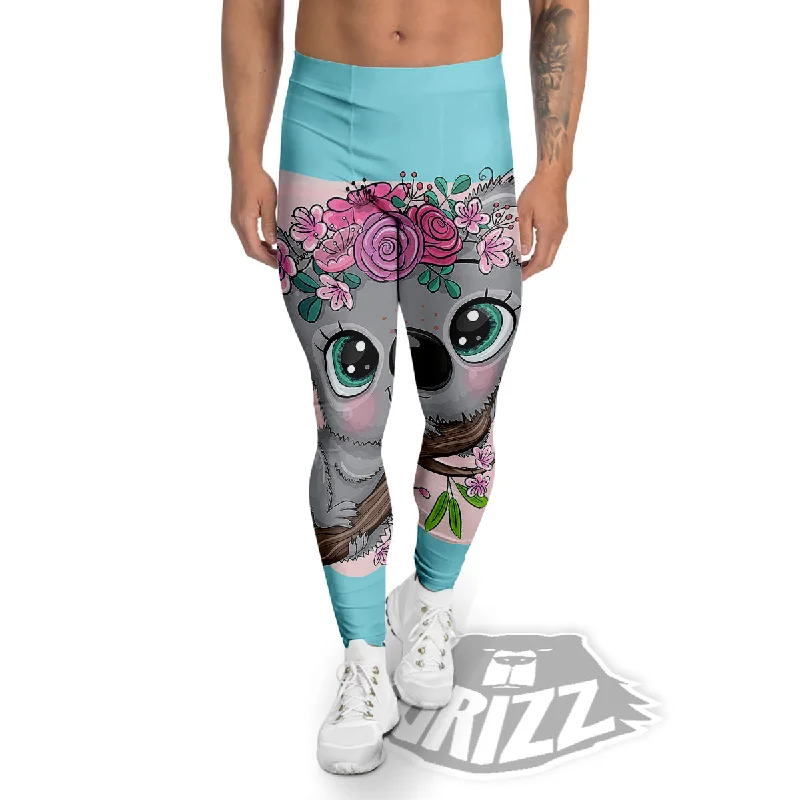 Super Sale Koala Cute Print Men's Leggings