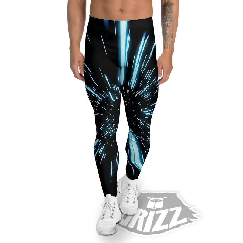 Lightspeed Blue Print Men's Leggings