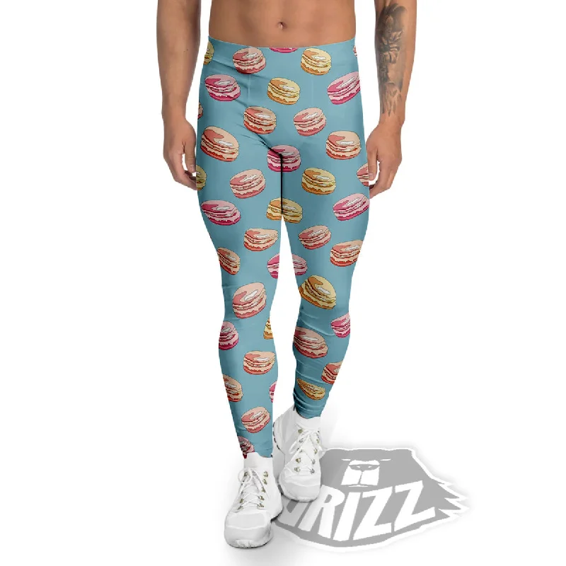 Super Bargain Macaron Cute Print Pattern Men's Leggings