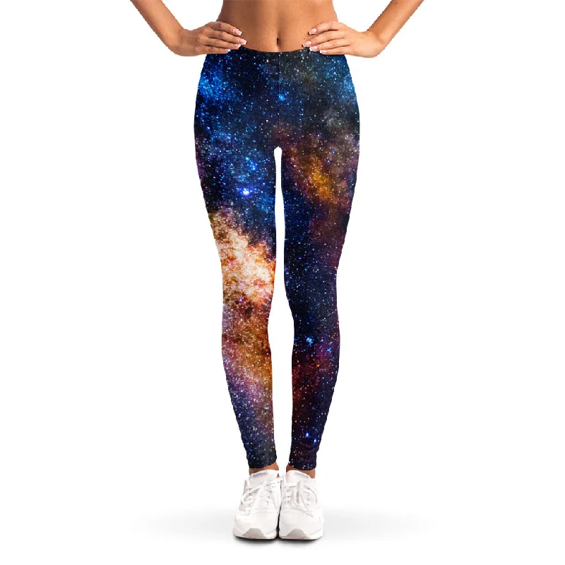 Reduced Prices Milky Way Universe Galaxy Space Print Women's Leggings