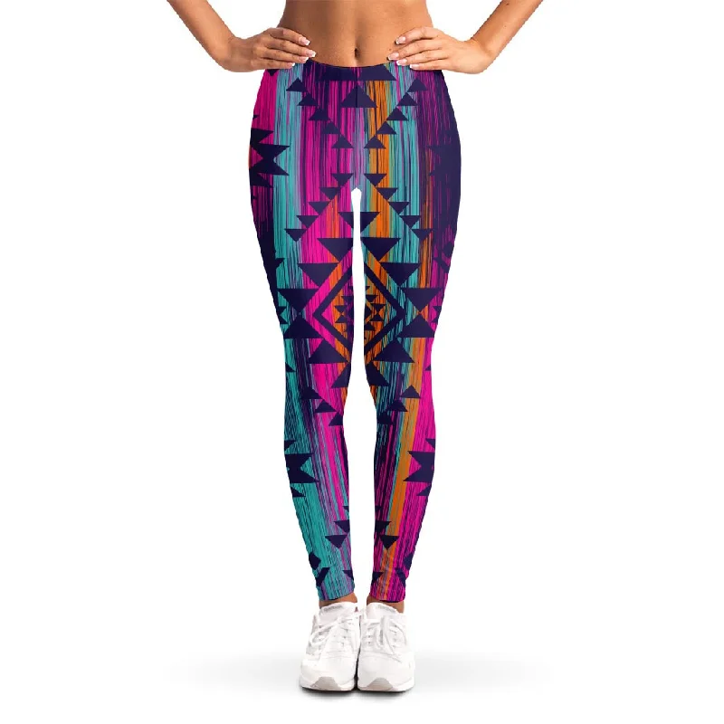 Bargain Prices Native Tribal Aztec Pattern Print Women's Leggings