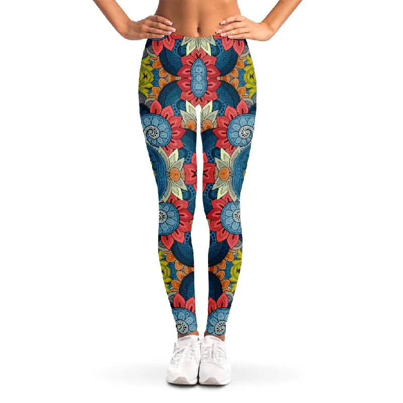 Super Deal Native Tribal Bohemian Pattern Print Women's Leggings