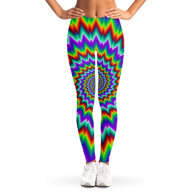 Price Rollback Psychedelic Spiral Optical Illusion Women's Leggings