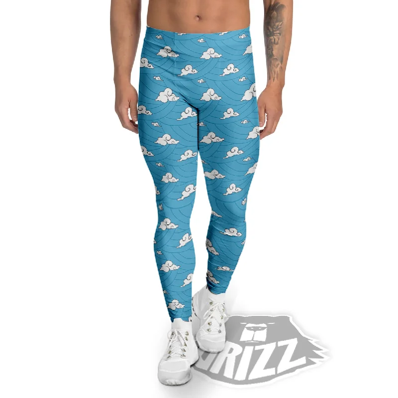 Sakonji Print Pattern Men's Leggings